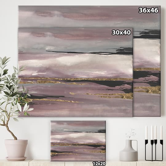 Designart - Purple Glam Storm III